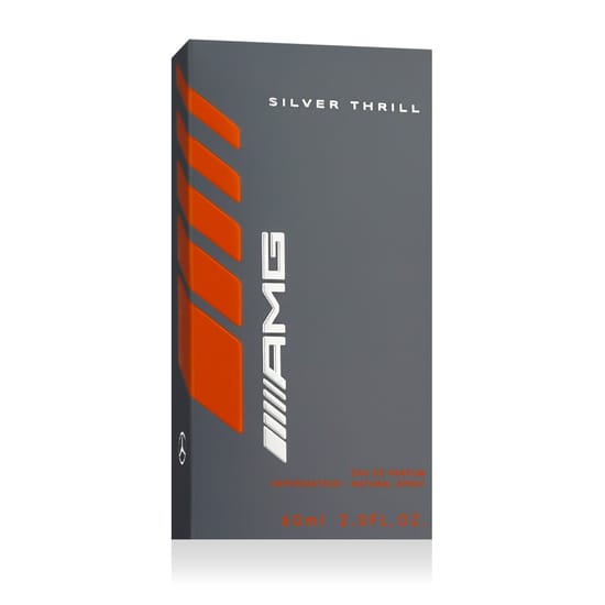 Mercedes-Benz AMG Silver Thrill EDP unisex perfume bottle