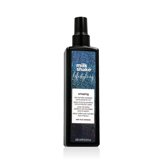 Milk Shake Lifestyling Amazing Spray plaukų purškiklis apimčiai ir blizgesiui