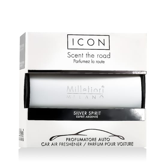 Millefiori Milano Icon Classic Silver Spirit car air freshener product image