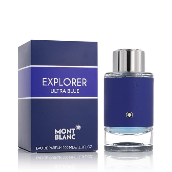 Mont Blanc Explorer Ultra Blue EDP uniseksinių kvepalų flakonas