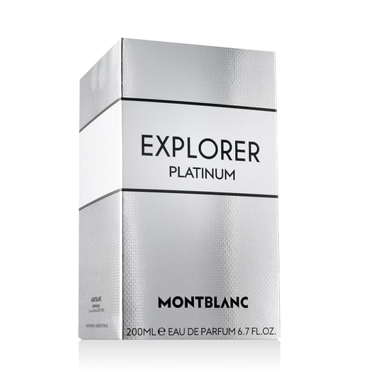 Montblanc Explorer Platinum EDP fragrance bottle shown in product image