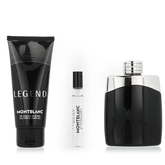 Montblanc Legend for Men EDT 100 ml + EDT MINI 7.5 ml + SG for Body & Hair 100 ml