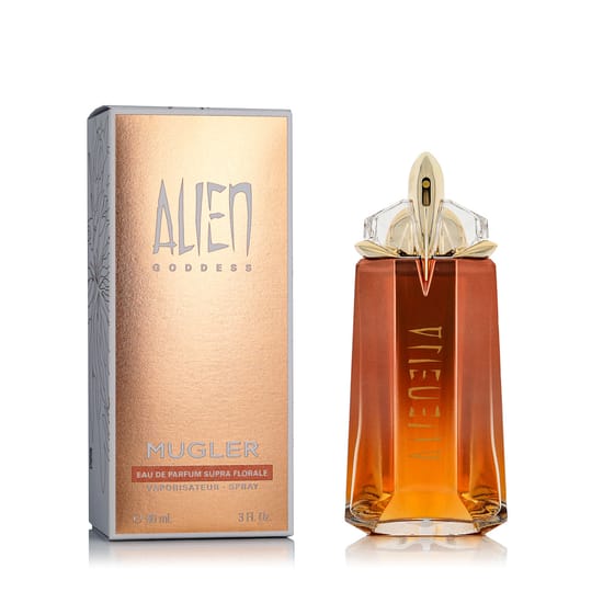 Mugler Alien Goddess Supra Florale Eau de Parfum bottle, floral fragrance