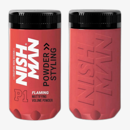 NISH MAN Пудровый воск для укладки волос P1 Flaming, 20 г