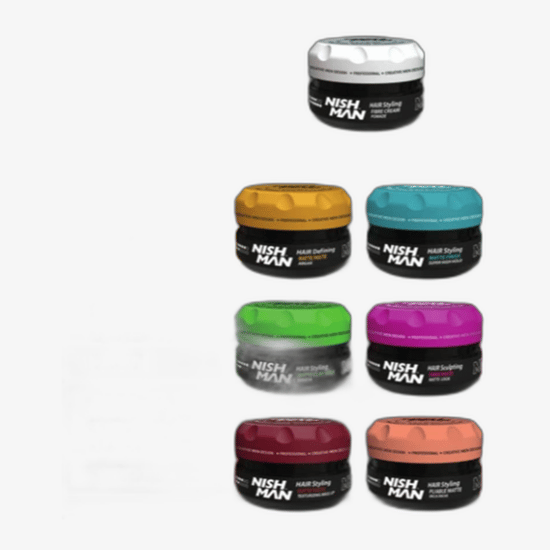 NISH MAN Matte Clay Wax M2 — матовая глина-воск для укладки волос