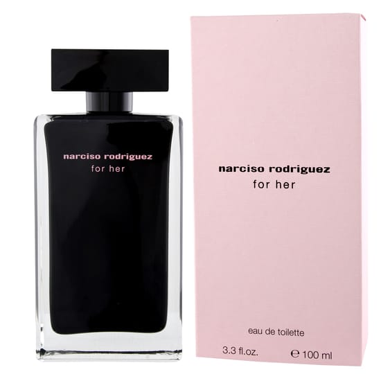Narciso Rodriguez For Her EDT women’s perfume bottle, front view