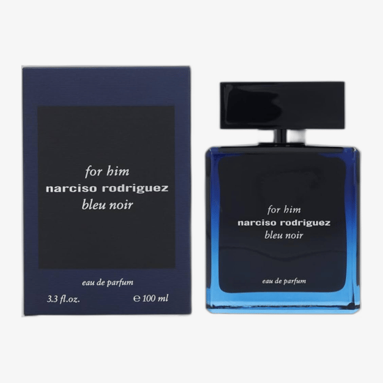 Narciso Rodriguez For Him Bleu Noir EDP used men's perfume bottle