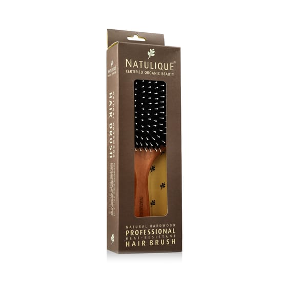 Natulique Natural Hardwood Professional Heat Resistant Hair Brush