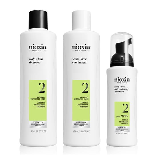 Nioxin System 2 Progressed Thinning Kit for hair care