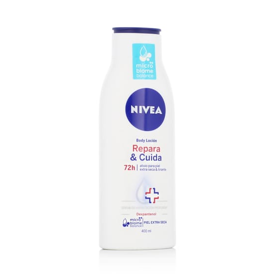 Nivea Repair & Care Body Milk shown as a body lotion product