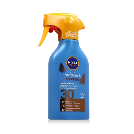 Nivea Sun Protect & Bronze SPF 30 saulės purškalo pakuotė