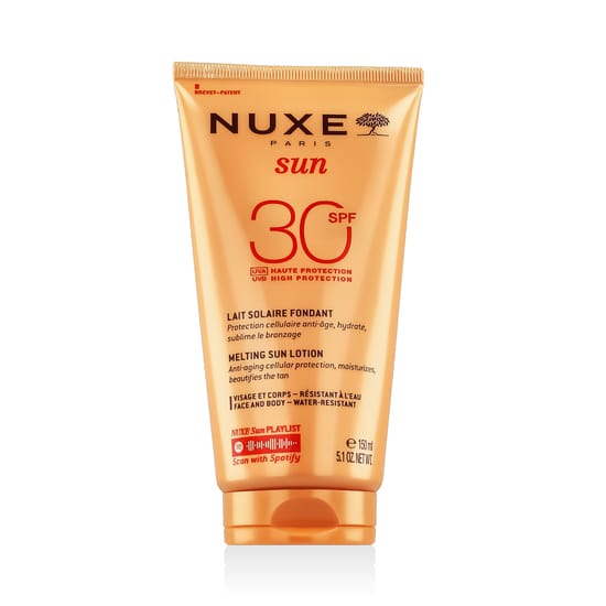 Nuxe Sun Delicious Lotion SPF 30 apsauginio losjono nuo saulės pakuotė