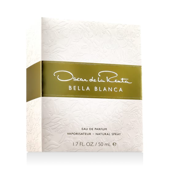 Oscar De La Renta Bella Blanca EDP bottle, a fresh floral perfume