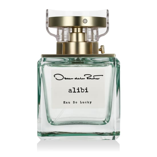 Oscar De La Renta Alibi Eau So Lucky EDT unisex fragrance bottle