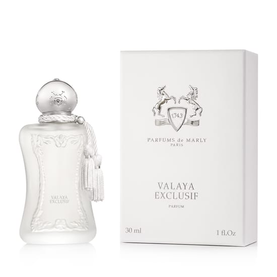 Parfums de Marly Valaya Exclusif Parfum, unisex kvepalų flakonas