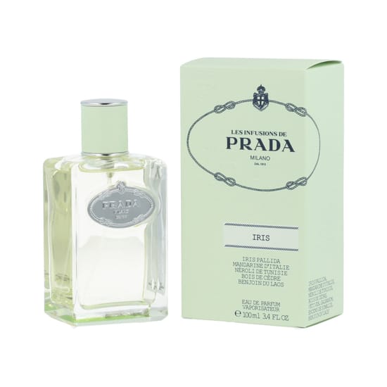 Prada Infusion D'Iris EDP bottle, a unisex powdery floral fragrance