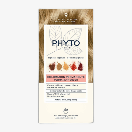 Phyto Hair Color Coloration Kit (9 Very Light Blonde)