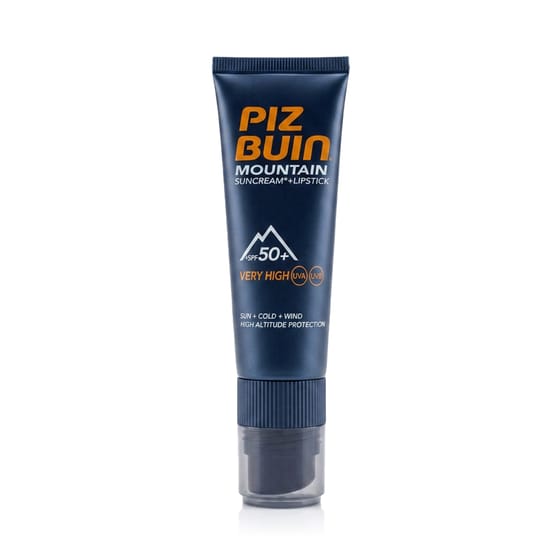 Piz Buin Mountain 2in1 SPF 50+ apsauginio kremo ir lūpų priemonės rinkinys