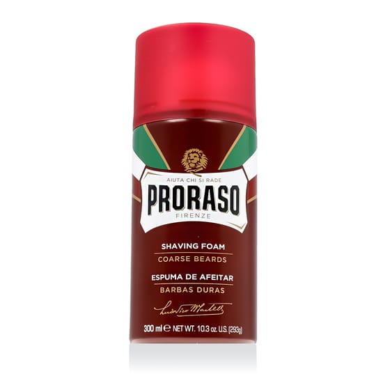 Proraso Coarse Shaving Foam for a men's grooming routine