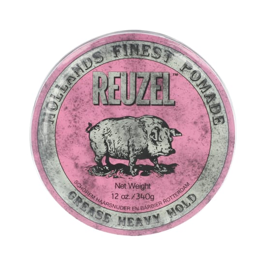REUZEL Pink Pomade Grease plaukų pomada tvirtam formavimui