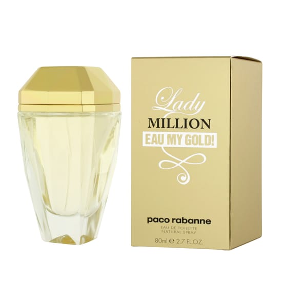 Флакон Rabanne Lady Million Eau My Gold! Eau De Toilette, унисекс-аромат