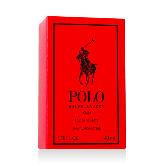 Ralph Lauren Polo Red EDT perfume bottle product photograph