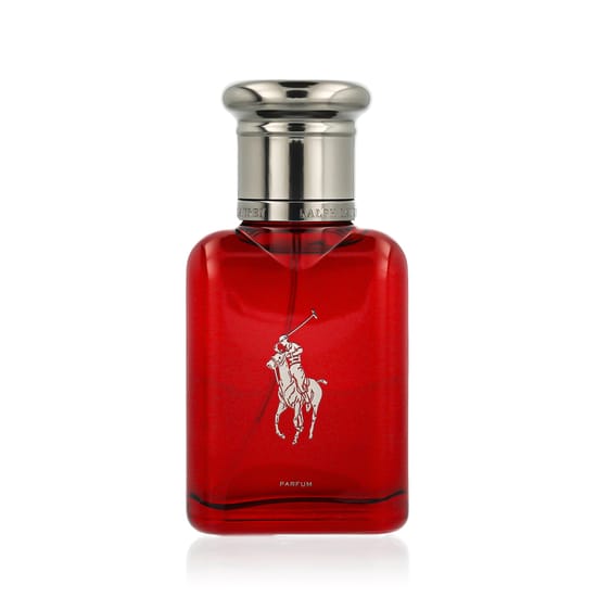 Ralph Lauren Polo Red Parfum bottle, a unisex fragrance from the Polo Red range