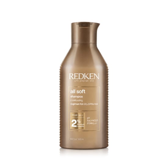 Флакон шампуня Redken All Soft для ежедневного ухода за волосами