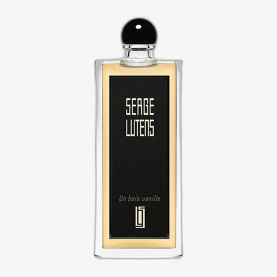 Serge Lutens Un Bois Vanille Eau de Parfum bottle, a unisex vanilla fragrance