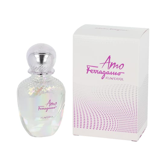 Salvatore Ferragamo Amo Ferragamo Flowerful EDT – gėlių aromato kvepalų flakonas