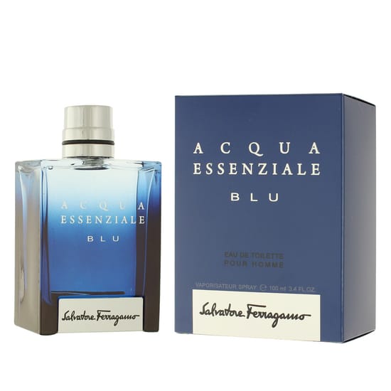 Salvatore Ferragamo Acqua Essenziale Blu EDT unisex fragrance bottle
