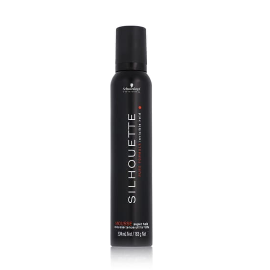 Schwarzkopf Silhouette Super Hold Mousse – plaukų formavimo putų pakuotė