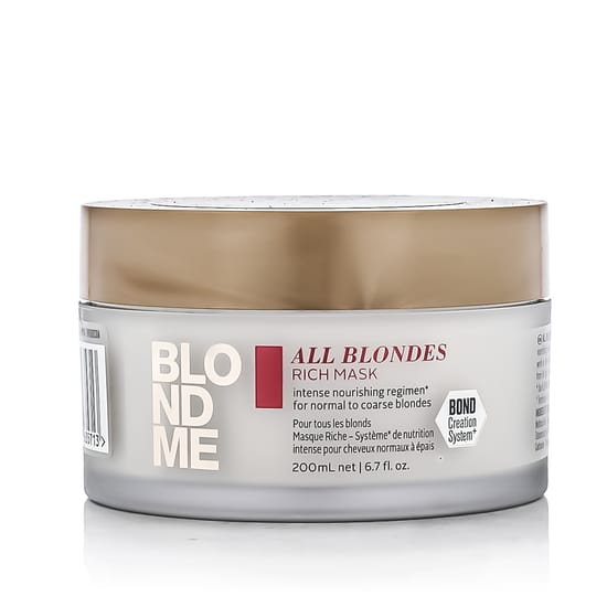 Schwarzkopf Professional BLONDME All Blondes Rich Mask plaukų kaukė blondiniams plaukams
