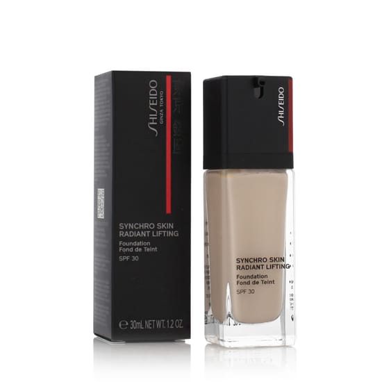 Shiseido Synchro Skin Radiant Lifting makiažo pagrindas, 110 Alabaster atspalvis