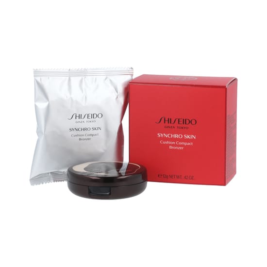 Shiseido Synchro Skin Cushion Compact Bronzer — компактный бронзер в формате кушона