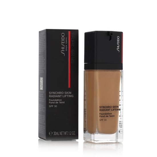 Shiseido Synchro Skin Radiant Lifting Foundation SPF 30 in 340 Oak shade