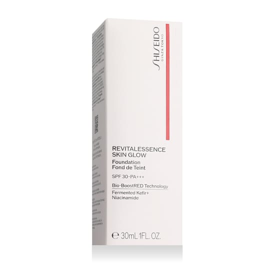 Shiseido Revitalessence Skin Glow makiažo pagrindas SPF 30, atspalvis 320 Pine