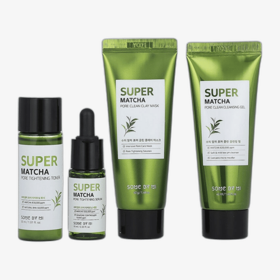 Some By Mi Super Matcha porų priežiūros pradinis rinkinys