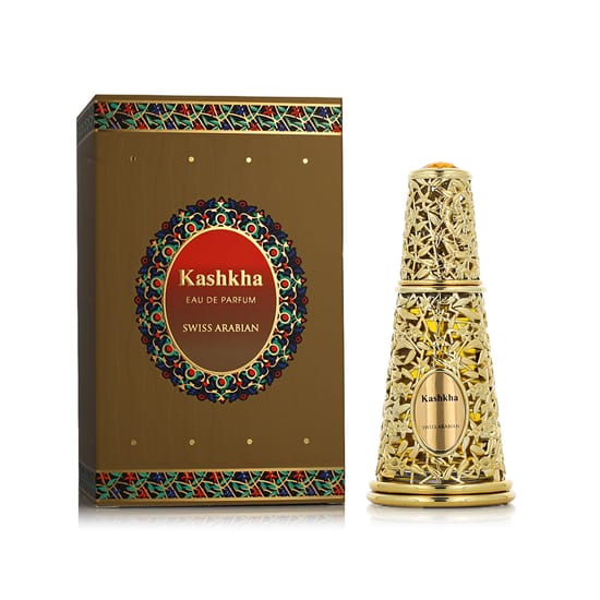 Swiss Arabian Kashkha EDP bottle with fresh floral unisex fragrance styling