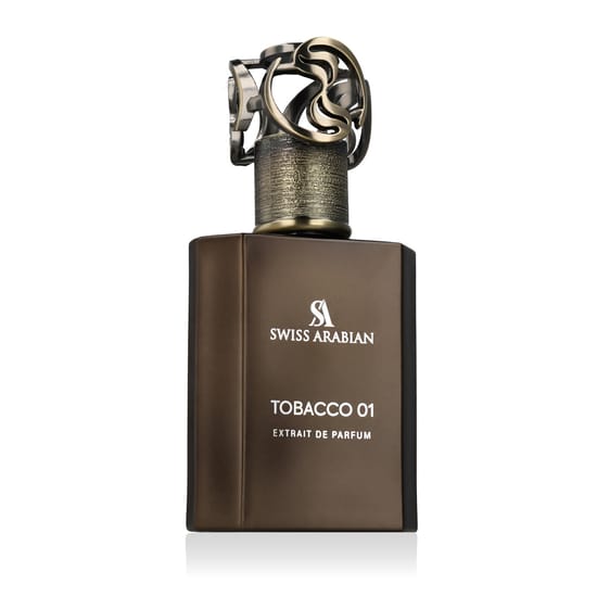Swiss Arabian Tobacco 01 EP shown as a unisex fragrance bottle