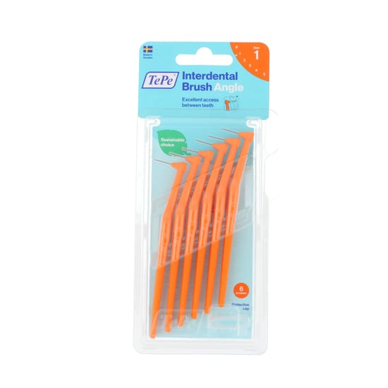 TePe Angle Interdental Brushes 1 Orange (0,45 mm)