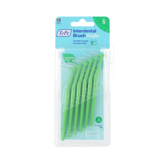 TePe Angle Interdental Brushes 5 Green (0,8 mm)