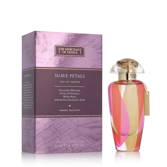 The Merchant of Venice Suave Petals EDP perfume bottle