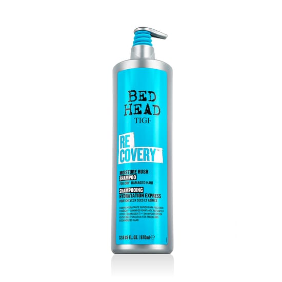 Tigi Bed Head Recovery Moisture Rush Shampoo bottle for dry hair