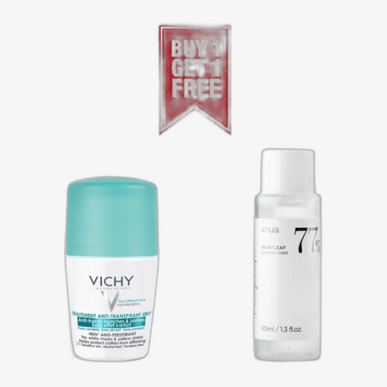 Vichy 48Hr Anti-Perspirant deodorant with protection against clothing marks