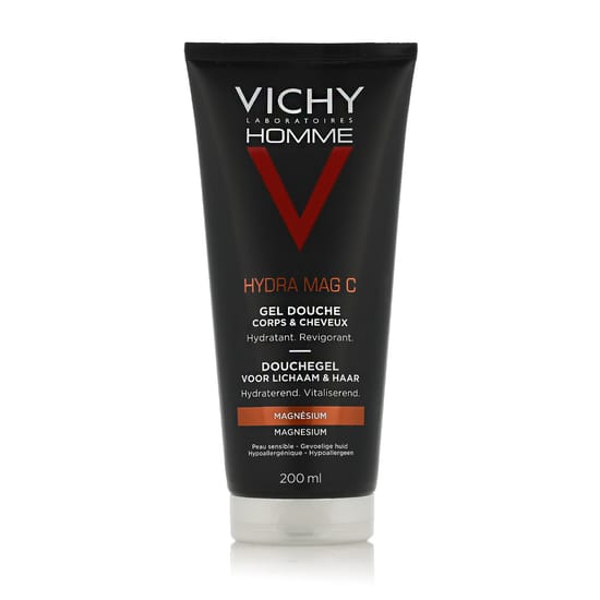 Флакон Vichy Homme Hydra Mag C, мужской гель для душа и волос
