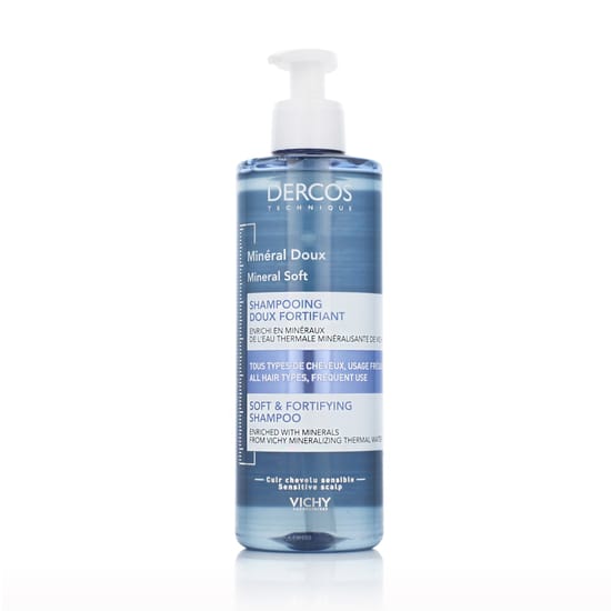 Vichy Dercos Mineral Soft švelnaus valymo šampūnas plaukams