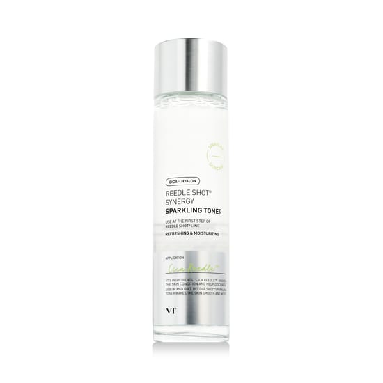 VT Cosmetics Reedle Shot Synergy Sparkling Toner – putojantis veido tonikas