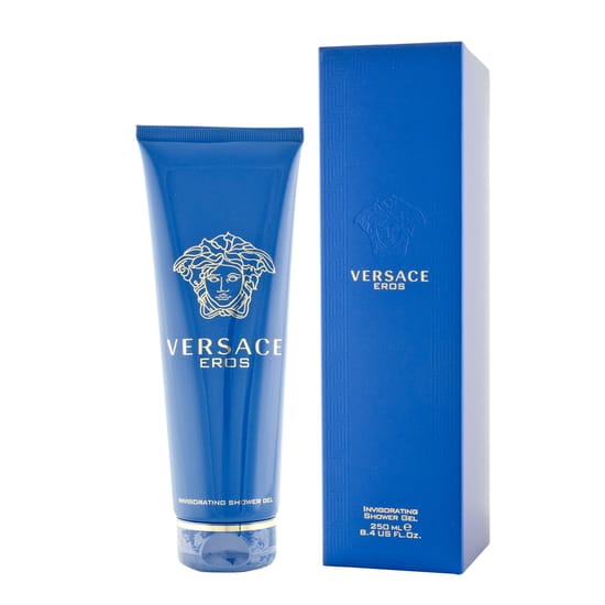 Versace Eros Perfumed Shower Gel bottle for a scented wash routine