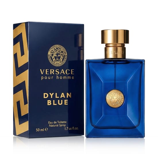 Versace Pour Homme Dylan Blue EDT men's fragrance bottle